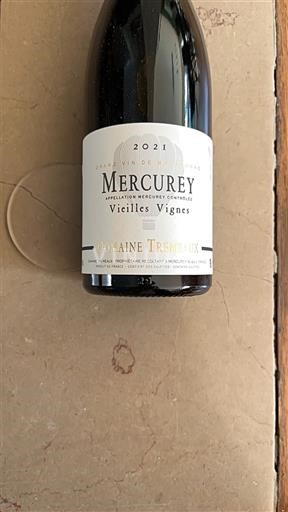 Burgundy Mercurey Domaine Trémeaux Vieilles Vignes 2021