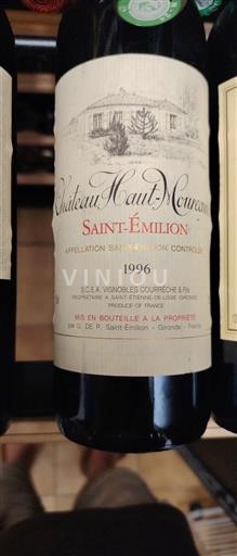 Bordeaux Saint-Émilion Château Haut-Moureau 1996
