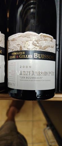 Burgund Auxey-Duresses Premier Cru Domaine Henri & Gilles Buisson Les Ecusseaux 2009