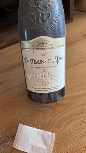 Rona dolina Châteauneuf-du-Pape Club des Sommeliers 2017