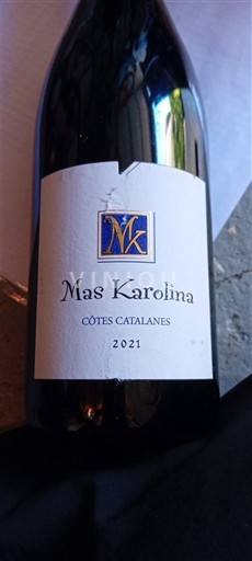 Languedoc and Roussillon Côtes Catalanes Mas Karolina 2021