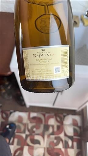 Sicile Tenuta Rapitalà Bernard De La Gatinais 2020