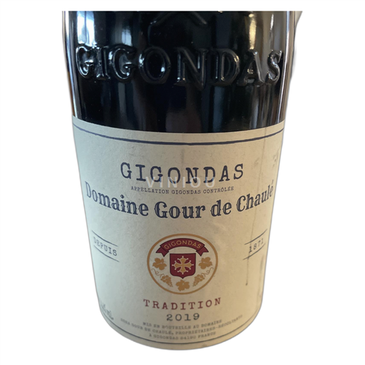 Thung lũng Rhône Gigondas Domaine Gour de Chaulé Tradition 2019