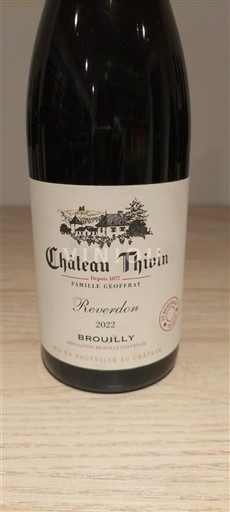 Beaujolais Brouilly Château Thivin Reverdon 2022