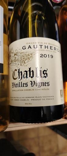 Bourgogne Chablis Domaine Alain Gautheron Vieilles Vignes 2019