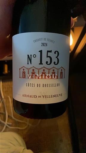 Roussillon Côtes-du-Roussillon Arnaud de Villeneuve N°153 2024