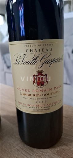Languedoc Corbières-boutenac Château La Voulte-Gasparets Romain Pauc 2019