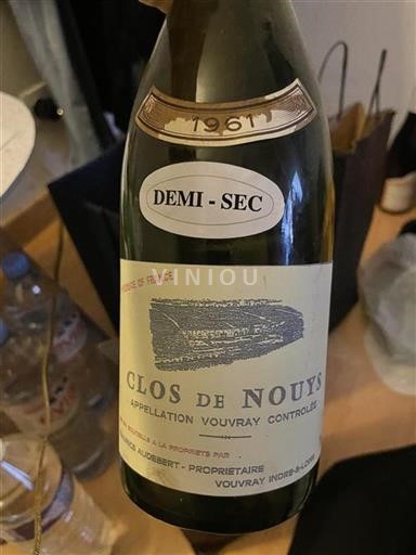 Thung lũng sông Loire Vouvray Clos de Nouys 1961