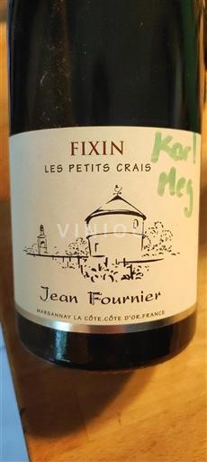 Borgoña Fixin Jean Fournier Les Petits Crais 2020