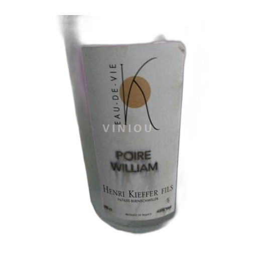 Eaux-de-vie Fruit brandies Poire William  Henri kieffer 5a France Alsace