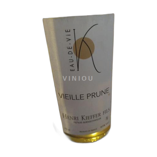 Eaux-de-vie Fruit brandies Vielle Prune  Henri kieffer 5a France Alsace