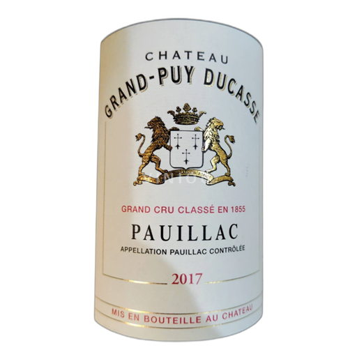 Bordeaux Pauillac Château Grand Puy Ducasse Grand Cru Classé 2017