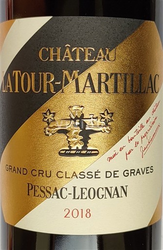 Бордо Пессак-Леоньян Château Latour Martillac Grand Cru Classé 2018
