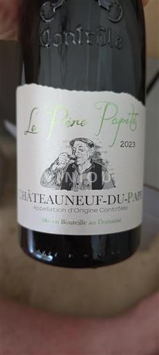 Vallée du Rhône Châteauneuf-du-pape Le Père Papite 2023