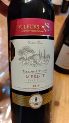 Linguadoca e Rossiglione Paese d'Oc Couleurs du Sud Terroir Littoral 2016