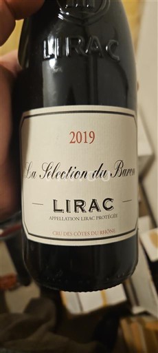 Vallée du Rhône Lirac La Sélection du Baron 2019