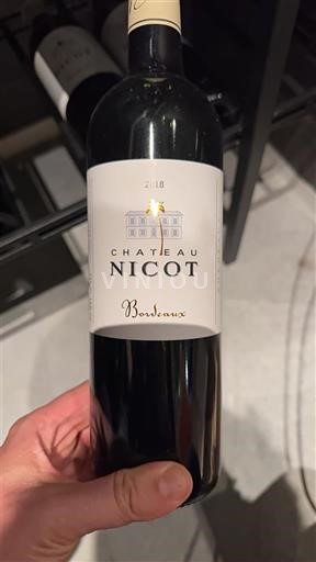 Bordeaux Château Nicot 2018