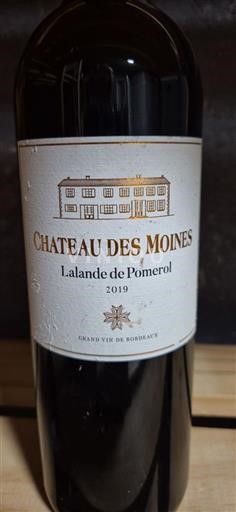 Bordeaux Lalande-de-Pomerol Château des Moines 2019