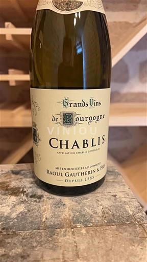 Vin Blanc sec Raoul Gautherin & Fils 2023 France Bourgogne Chablis AOC