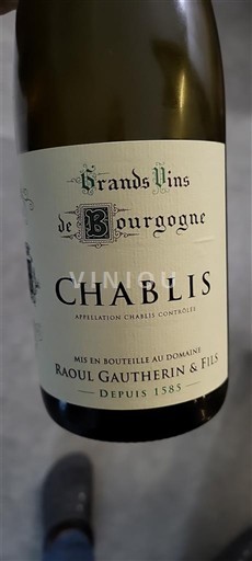 Burgundsko Chablis Raoul Gautherin & Fils 2023