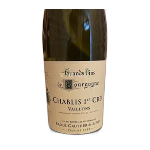 Burgundija Chablis premier cru Premier Cru Raoul Gautherin & Fils Vaillons 2023