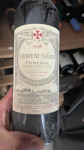 Bordeaux Pomerol Gazin 1998
