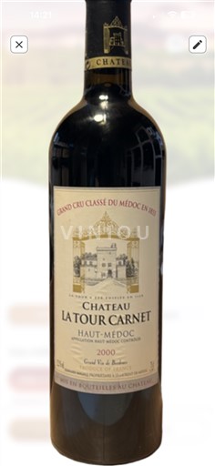 Bordeaux Haut-Médoc Château La Tour Carnet 1998