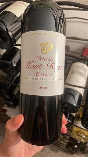 Bordeaux Graves Château Haut-Rys 2018