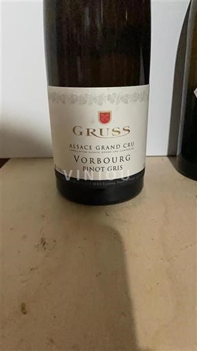 Alsácia Alsácia Grand Cru Grand Cru Gruss Vorbourg Pinot Gris 2013