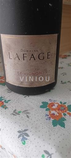 Langvedok Ni doloceno Domaine Lafage Le Vignon 2012