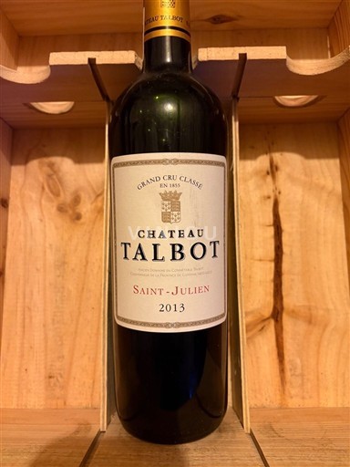 Bordéus Saint-Julien Grand Cru Château Talbot 2013