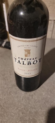 Bordeaux Saint-Julien Grand Cru Château Talbot 2013