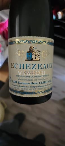 Borgoña Échézeaux Grand Cru Domaine Henri Clerc & Fils 1996