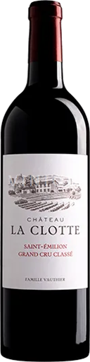 Vin Rouge sec Château La Clotte 2018 France Bordeaux Saint-Émilion AOC