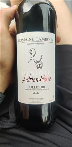 Roussillon Collioure Domaine Tambour Adrien Heure 2020