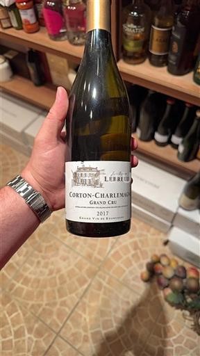 Borgonha Corton-charlemagne Grand Cru Jean-Baptiste Lebreuil 2017