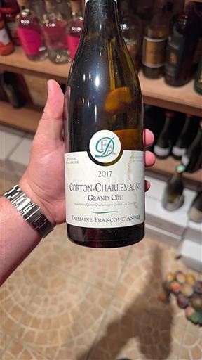 Burgundi Corton-Charlemagne Grand Cru Domaine Françoise André 2017