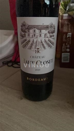 Bordeaux Château Haut Closet 2023