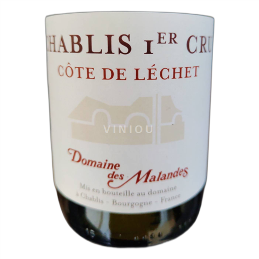Bourgogne Chablis Domaine des Malandes 1er CRU Côte de Lechet 2018
