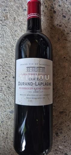 Bordeaux Puisseguin-saint-émilion Château Durand-Laplagne Les Terres Rouges 2006