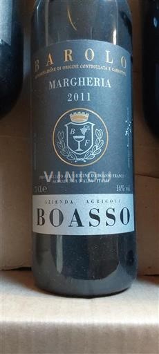 Piémont Barolo Boasso Margheria 2011