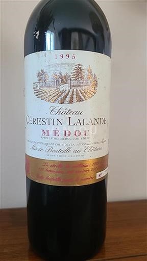 Bordéus Médoc Château Cérestin Lalande 1995