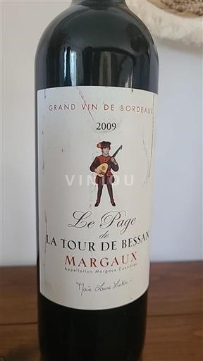 Bordeaux Margaux La Tour de Bessan Le Page 2009