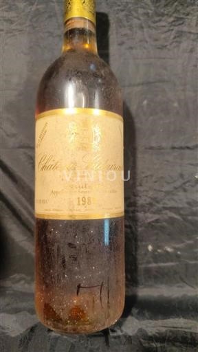 Burdeos Sauternes Grand Cru Château Suduiraut 1989
