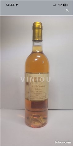 Bordeaux Sauternes Château Bastor-Lamontagne 1994