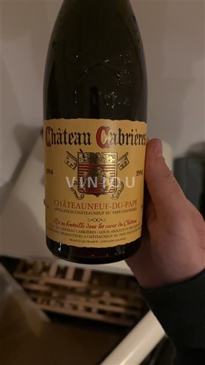 Vallée du Rhône Châteauneuf-du-pape Château Cabrières 1994