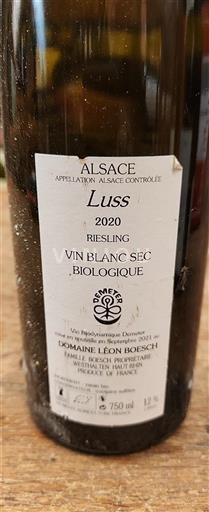 Alsace Grand Cru Domaine Léon Boesch Luss 2020