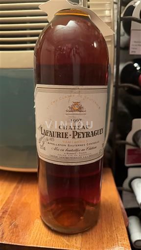 Bordeaux Sauternes Premier Cru Château Lafaurie-Peyraguey 1997
