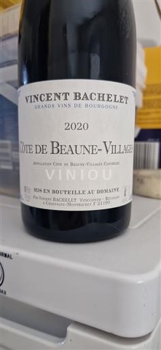Bourgogne Côte de Beaune-byar Vincent Bachelet 2020