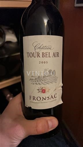 Bordeaux Fronsac Château Tour Bel-Air 2005